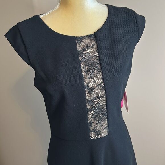 NWT Betsey Johnson Black Dress(size 8) - Picture 5 of 9